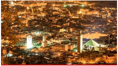 Aerial view of Marrakech