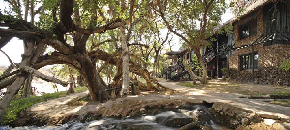 outdoor area of Sarova Shaba Game Camp