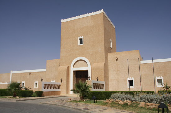 Entrance of Ghadames Oasis Hotel