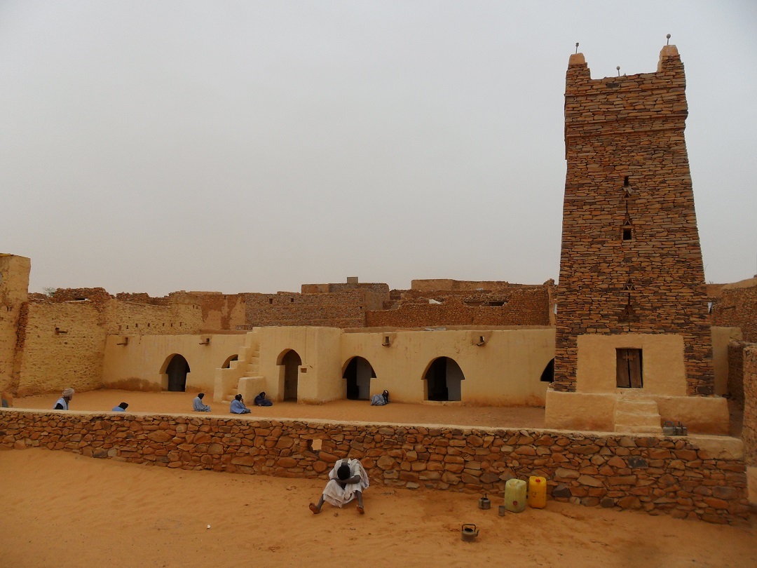 Mosque of the abandonned city of Chinguitti