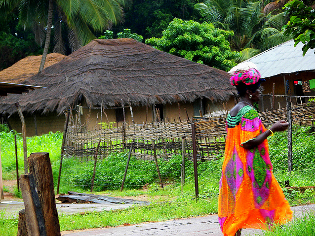 A village in Guinea-Bissau - Guinea Bissau Island Adventure