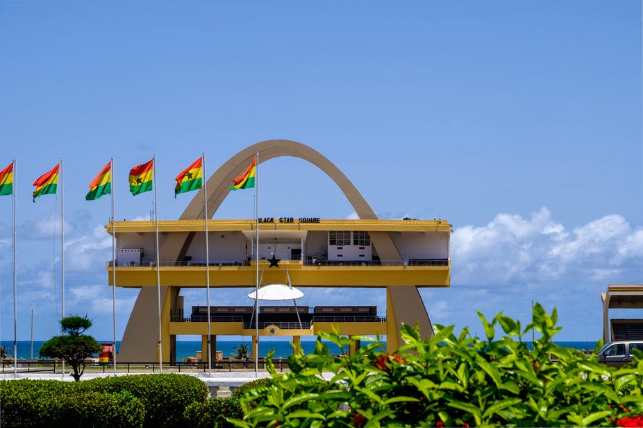 Independence arc, Ghana