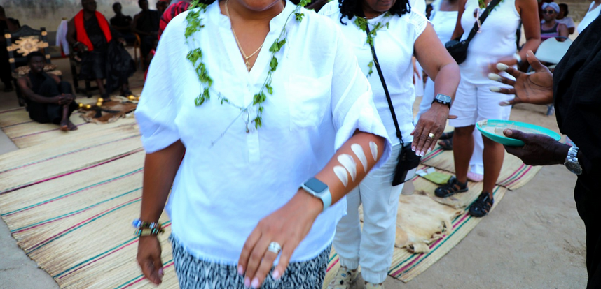traditional Ghanaian naming ceremony