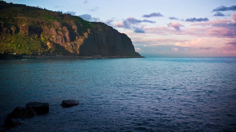 Oceanic view with a mountain to the left - Discover Reunion Island A Beach Paradise