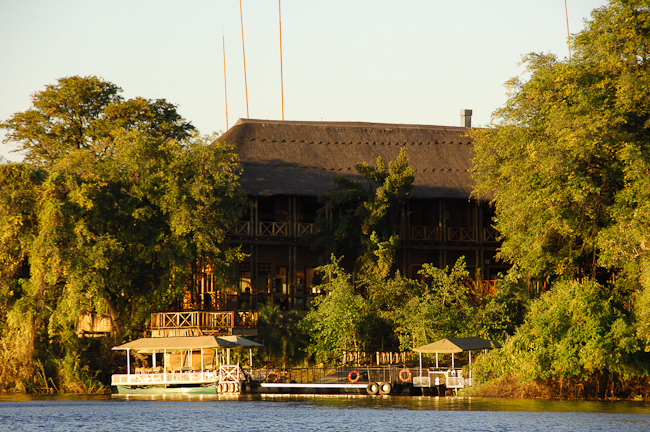 View of Chobe Marina Lodge