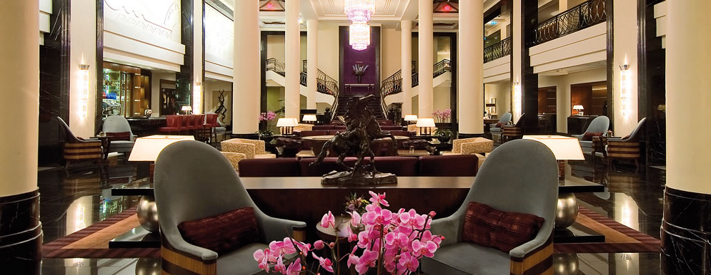 Hotel lobby of Corinthia Atlantic Hotel