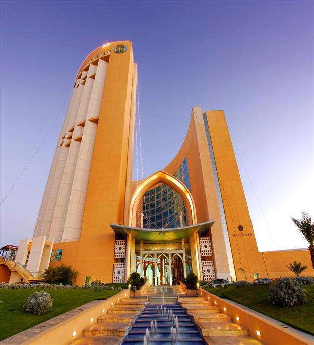 Entrance of Corinthia Bab Africa Hotel