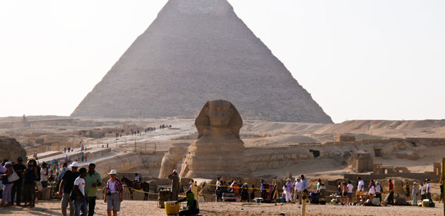 View of the Great Sphinx of Giza - Light Discovery Of Egypt