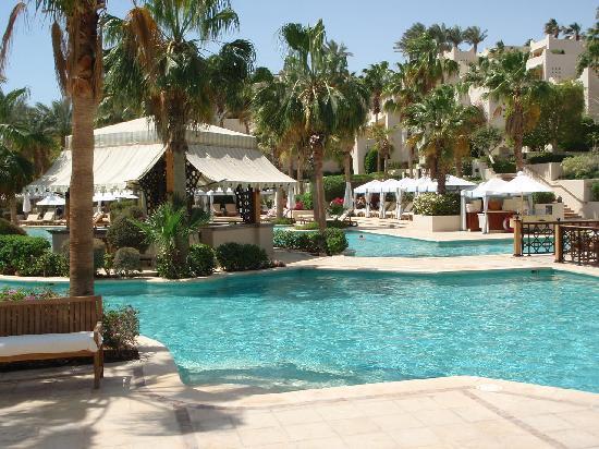 Outdoor pool area of Four Seasons Resort