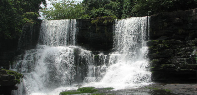 Two water falls in Guinea