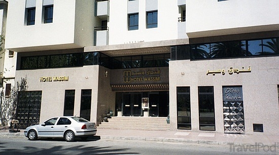 Entrance of Hotel Wassim Fes
