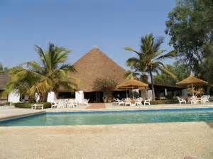 Outdoor pool area of Le Pelican Du Saloum