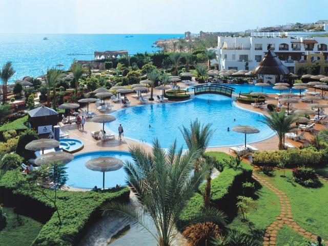 Outdoor pool area of Iberotel Grand Sharm Hotel