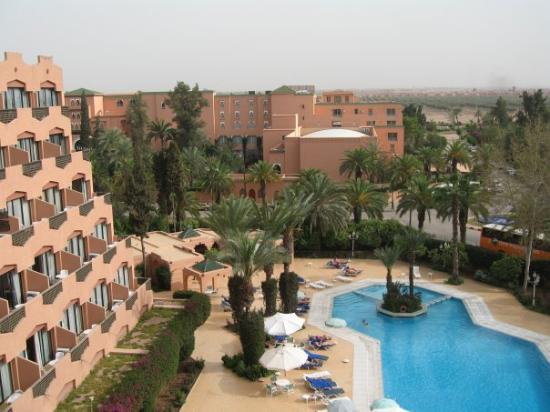 Outdoor pool area of Imperial Borj Hotel Marrakech