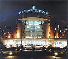 View of Intercontinental Hotel Kigali