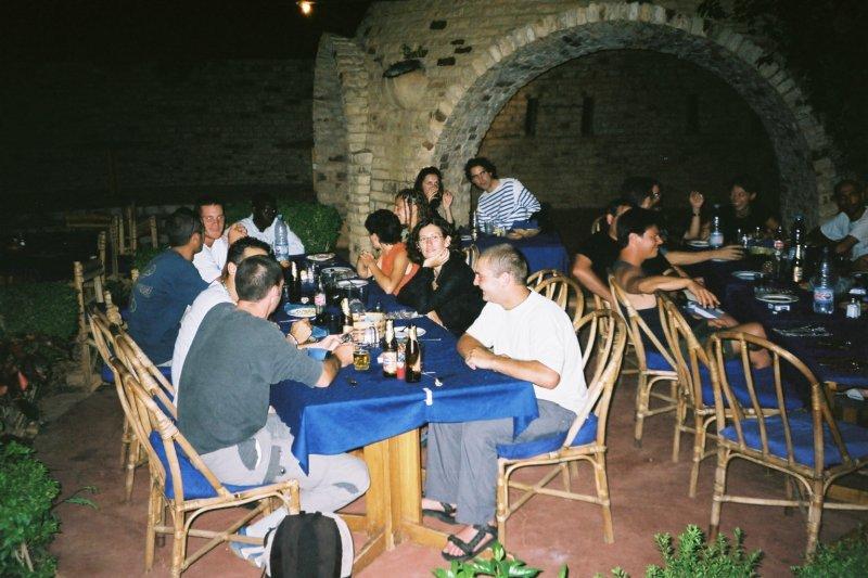 Outdoor dining area of Kanaga Cheval Blanc