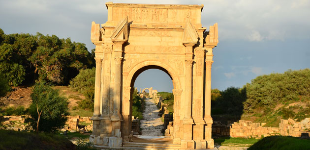 A Large arch in Libya