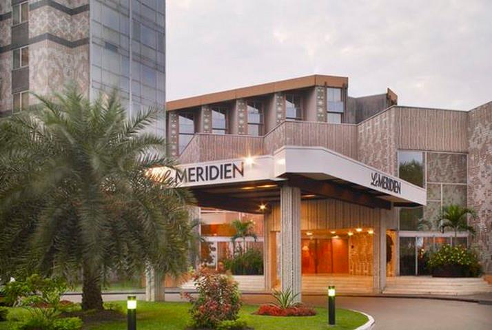 Entrance to Le Meridien Re-Ndama Hotel Libreville