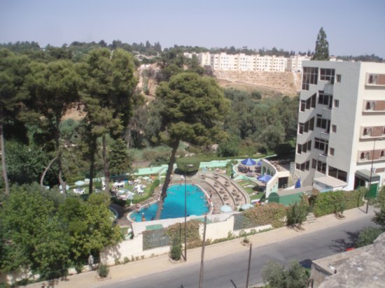 Outdoor pool area of Menzeh Zalagh Hotel
