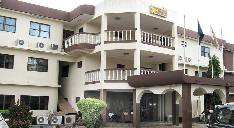 Entrance of Miklin Hotel Kumasi