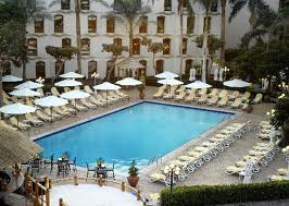 Outdoor pool area of Moevenpick Heliopolis