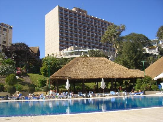 Outdoor pool area of Sofitel Teranga Dakar