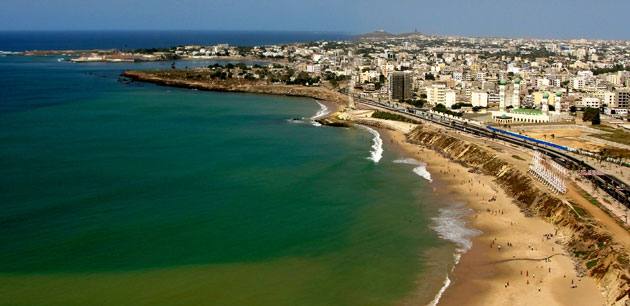 Aerial view of Senegal