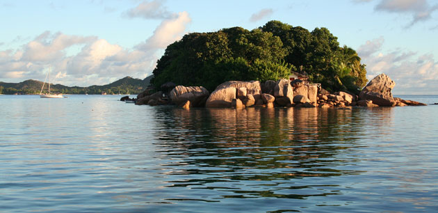 A small rocky island - Seychelles Iles D'Amour