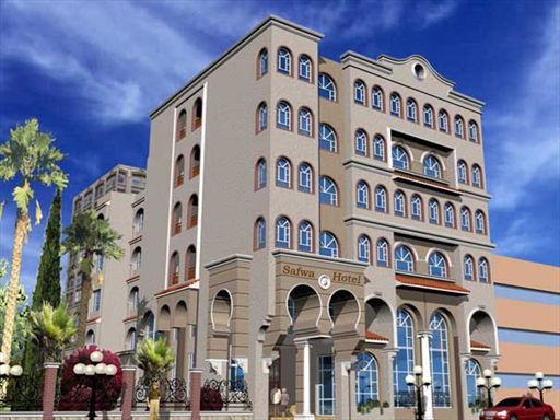 Entrance of Safwa Hotel