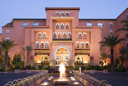 Fountain area of Sofitel Marrakech