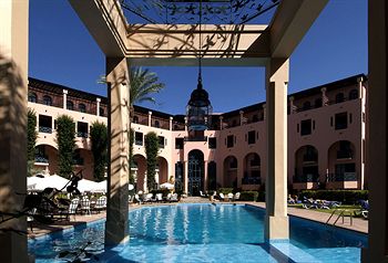 Outdoor pool area of Tichka Salam Hotel Marrakech