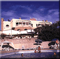 Outdoor pool area of Vobulis Hotel Fes