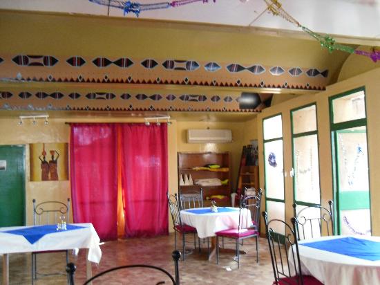 Dining area of Hotel Relais La Tapoa